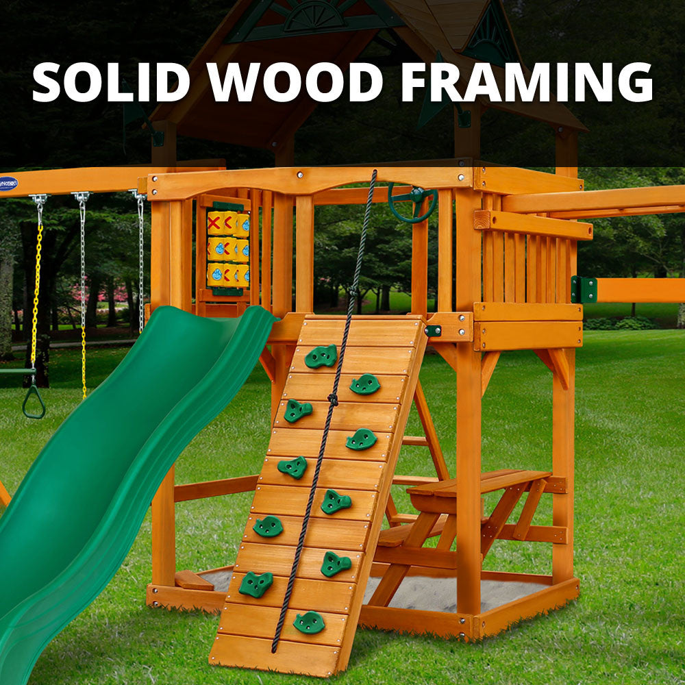 Homestead w/ Sky Loft Swing Set