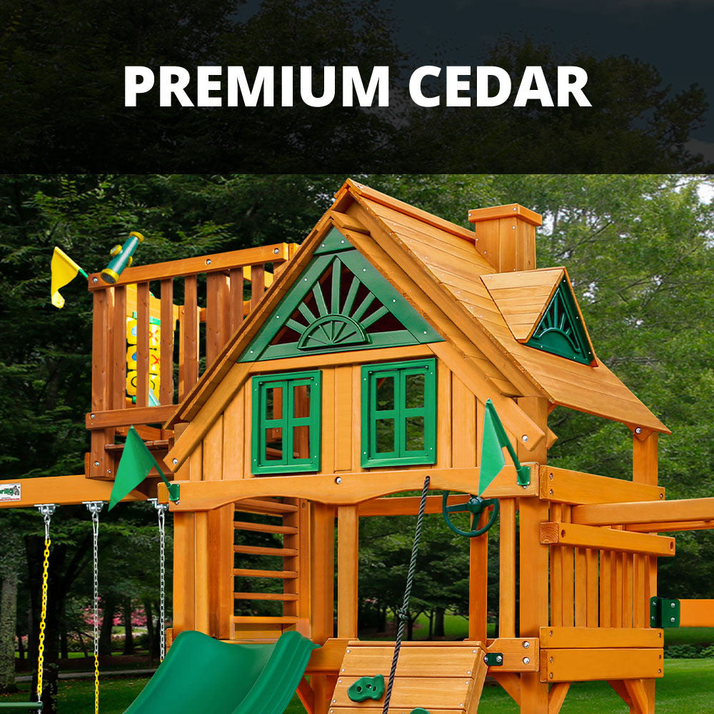 Homestead w/ Sky Loft Swing Set