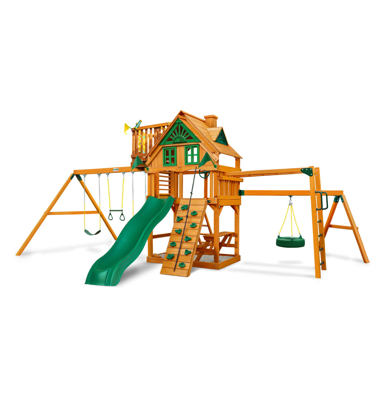 Homestead w/ Sky Loft Swing Set