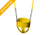 Image of Full Bucket Toddler Swing in yellow sold by Gorilla Playsets. Multiple colors available.
